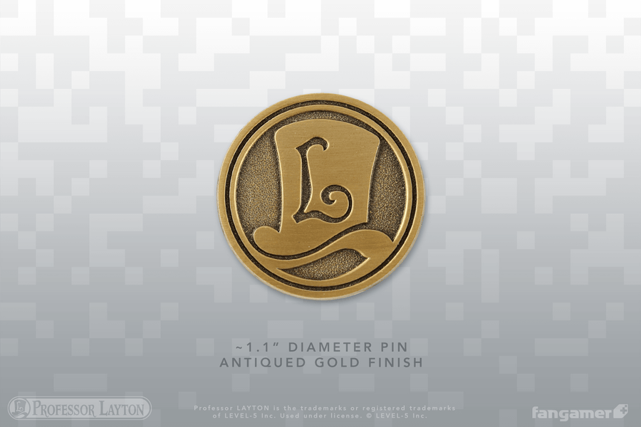 Hint Coin Pin - Professor Layton