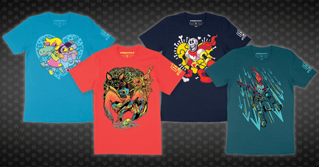 Four classic UNDERTALE shirts are back for a limited time!