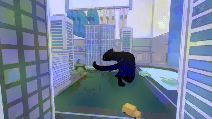 Animation of Little Kitty... BIG CITY!