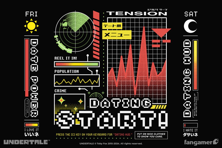 Dating Start! Hoodie - UNDERTALE