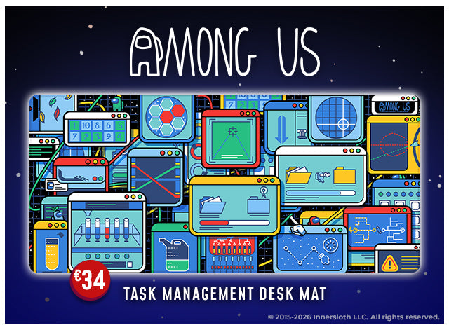 New Among Us merch available at fangamer.eu