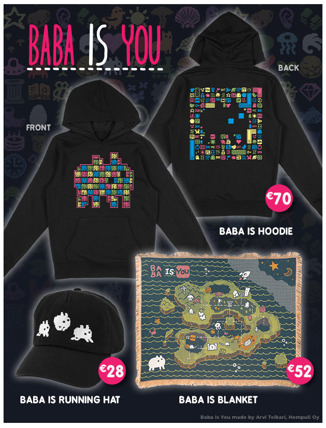 Baba Is You is available at Fangamer.eu