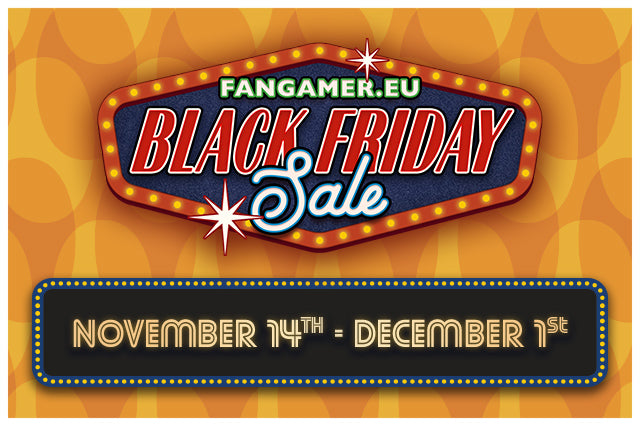 Black Friday Sale November 14th through December 1st at fangamer.eu
