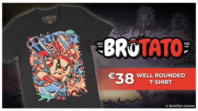New Brotato shirt is available at Fangamer.eu
