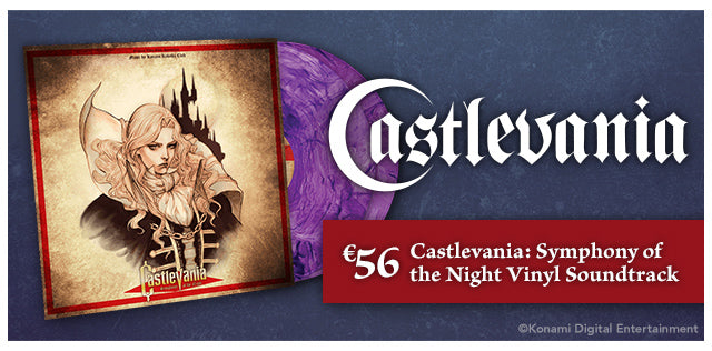 New Castlevania vinyl colorway available at  fangamer.eu