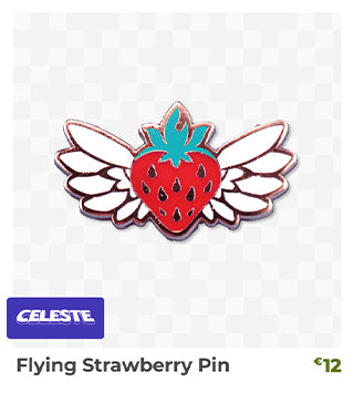 Flying Strawberry Pin is back in stock at fangamer.eu