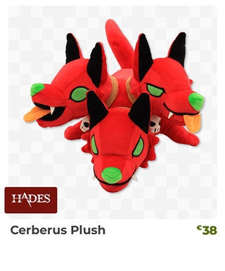 Cerberus Plush is back in stock at fangamer.eu
