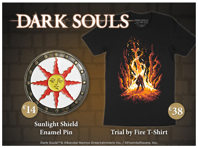 New Dark Souls merch is available at Fangamer.eu