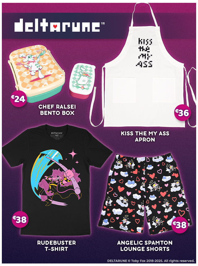 New Deltarune merch is available at Fangamer.eu