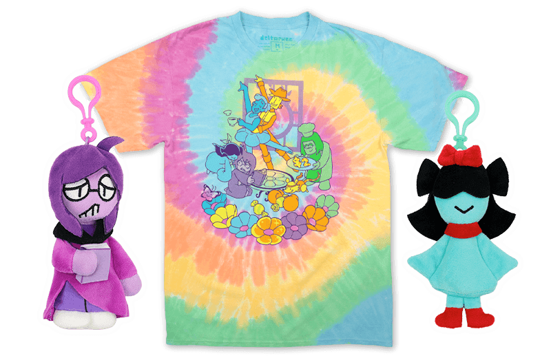 DELTARUNE: New DELTARUNE shirts and plush