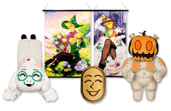 New plushes, plus wall scrolls