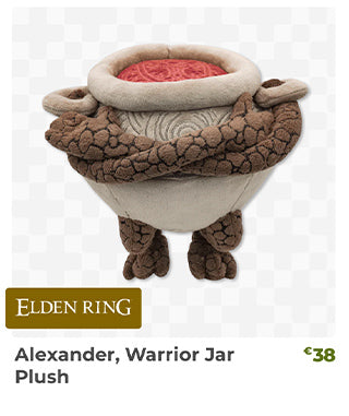 Alexander, Warrior Jar Plush is back in stock at fangamer.eu