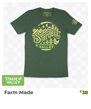 Farm Made T-Shirt is back in stock at fangamer.eu