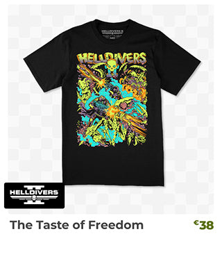 The Taste of Freedom Shirt is back in stock at Fangamer.eu