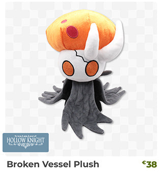 Broken Vessel Plush is back in stock at fangamer.eu
