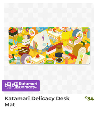 Katamari Delicacy Desk Mat is back in stock at fangamer.eu
