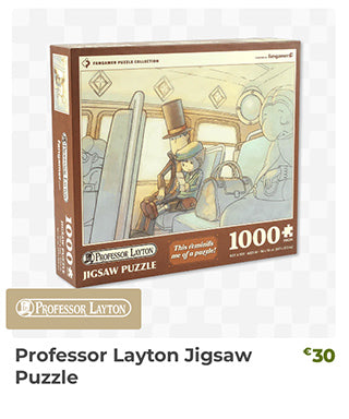 Professor Layton Puzzle is back in stock at fangamer.eu