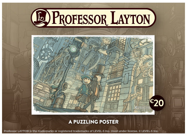 New Professor Layton merch is available at Fangamer.eu