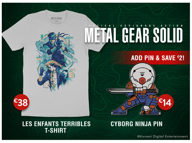 New Metal Gear Solid Merchandise is available at Fangamer.eu

