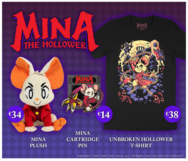 New Mina the Hollower merch now available at fangamer.eu
