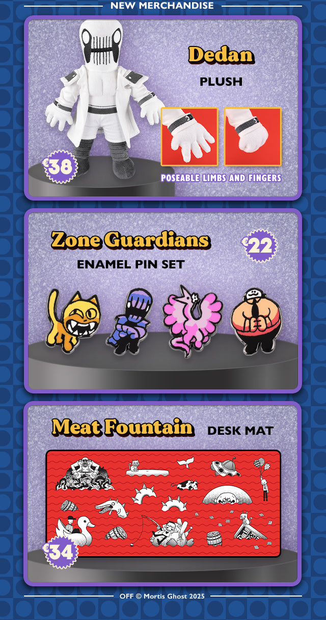 New OFF merch is available at fangamer.eu