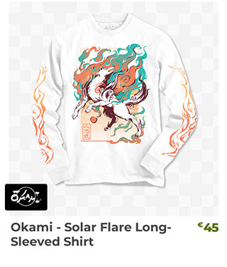 Solar Flare Long Sleeve Shirt is back in stock at fangamer.eu