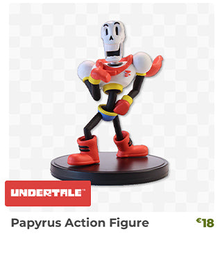 Papyrus Action Figure is back in stock at fangamer.eu