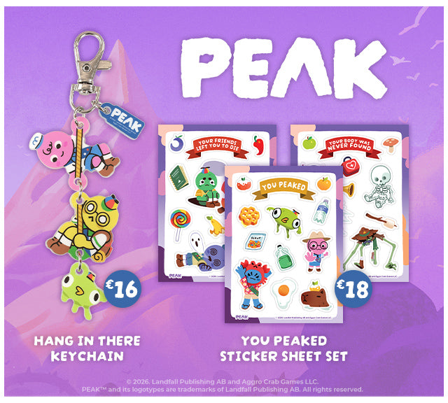New PEAK merch available at fangamer.eu