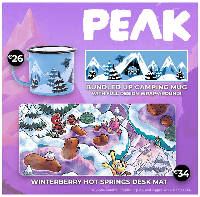 New PEAK merch available now at Fangamer.eu!