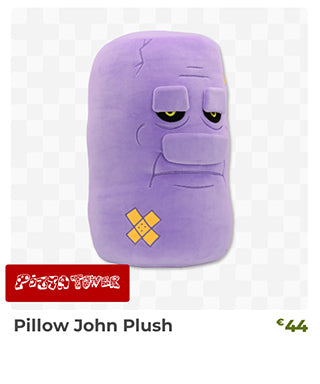 Pillow John Plush is back in stock at fangamer.eu