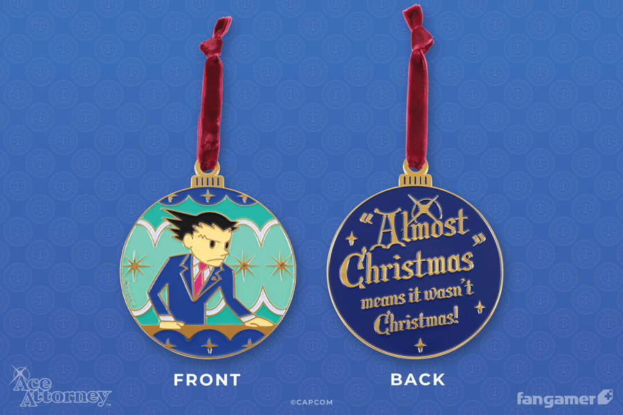 Almost Christmas Ornament - Ace Attorney
