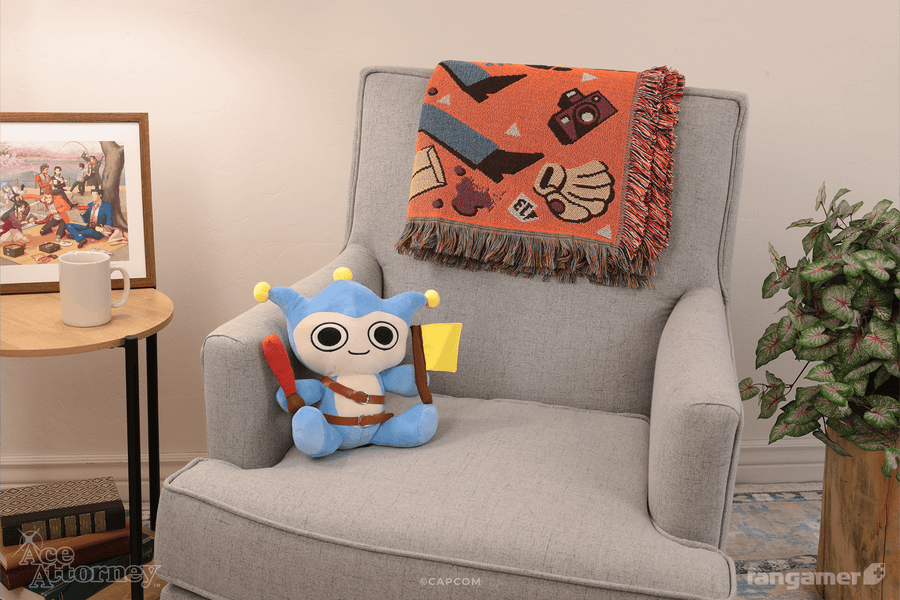 Crime Scene Throw Blanket - Ace Attorney