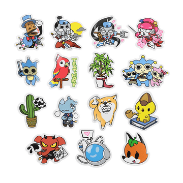 Criminally Cute Mascot Sticker Set