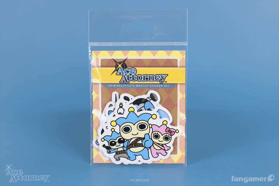 Criminally Cute Mascot Sticker Set - Ace Attorney
