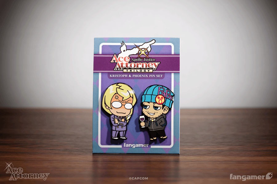 Kristoph & Phoenix Pin Set - Ace Attorney