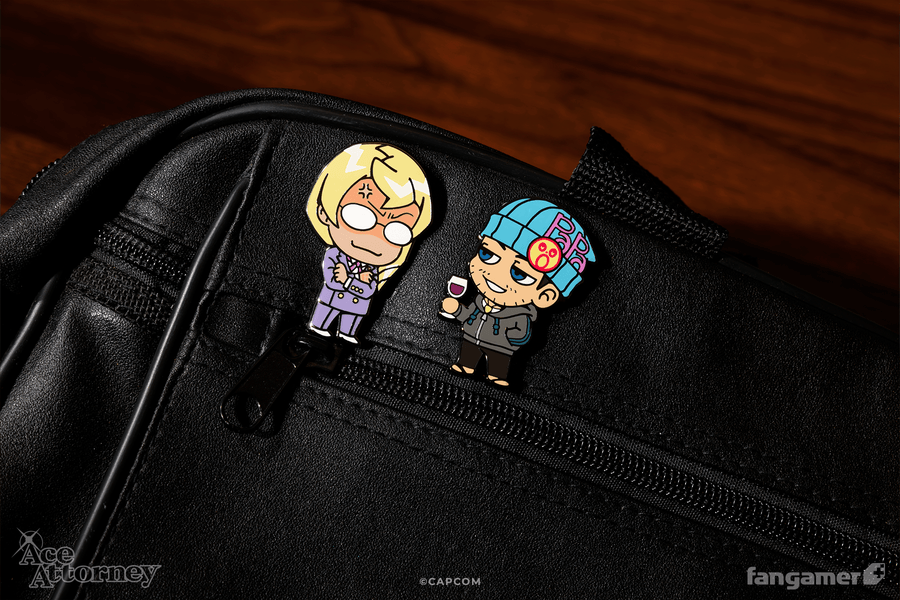 Kristoph & Phoenix Pin Set - Ace Attorney