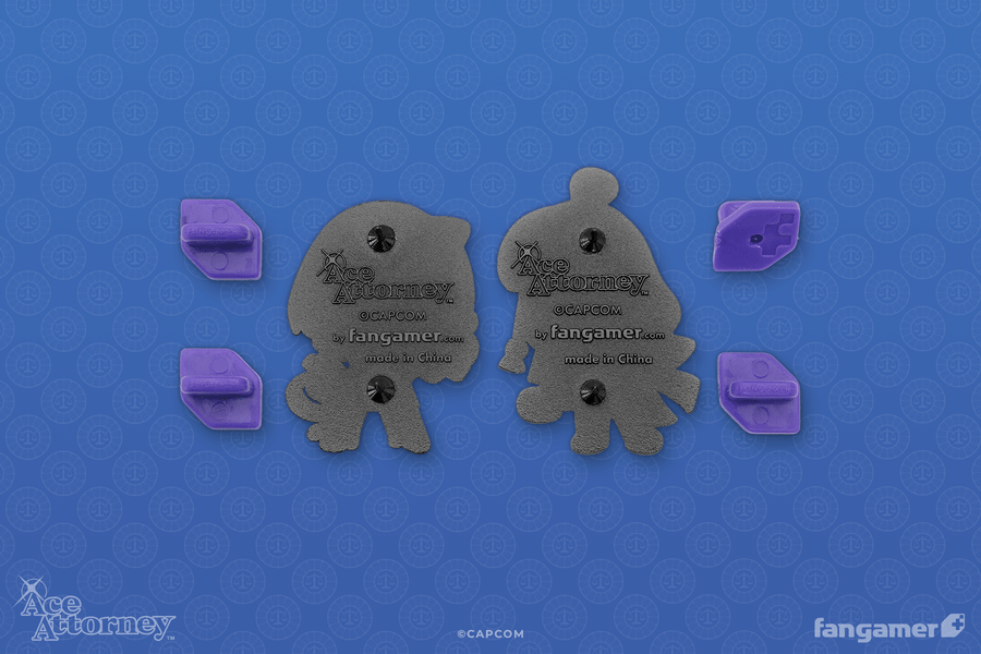 Maya vs. Franziska Pin Set - Ace Attorney