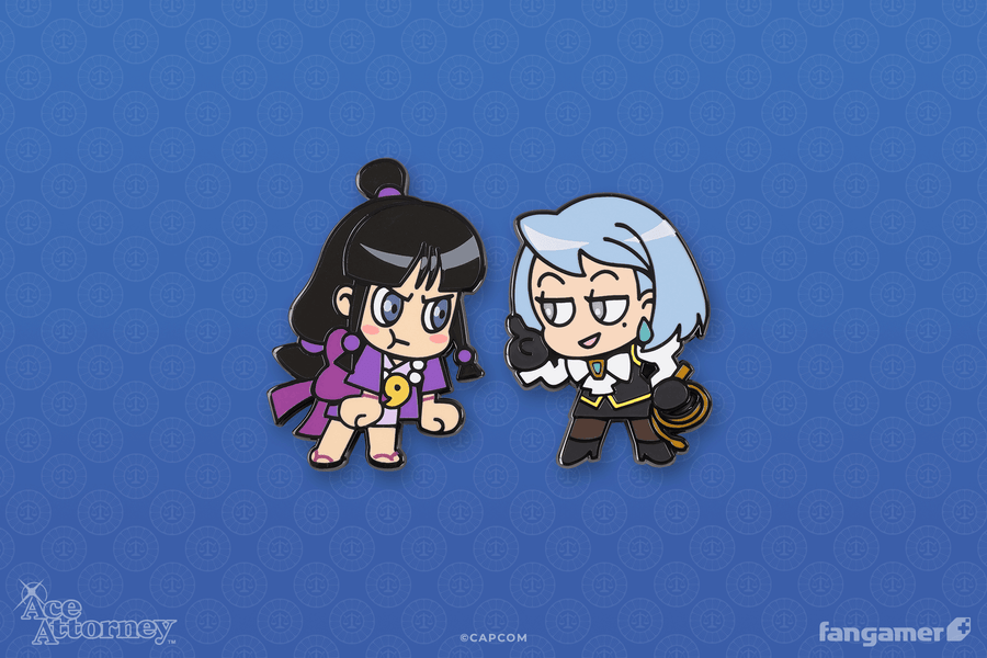 Maya vs. Franziska Pin Set - Ace Attorney