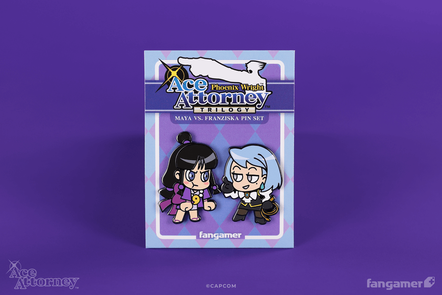 Maya vs. Franziska Pin Set - Ace Attorney
