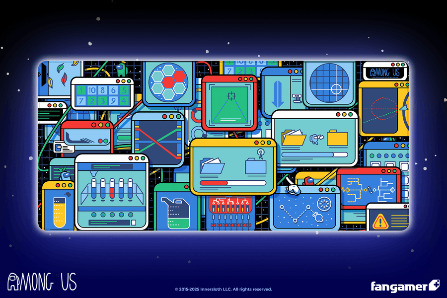 Task Management Desk Mat - Among Us
