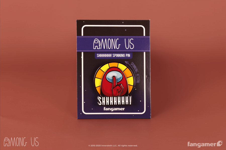 Shhhhhhh! Spinning Pin - Among Us