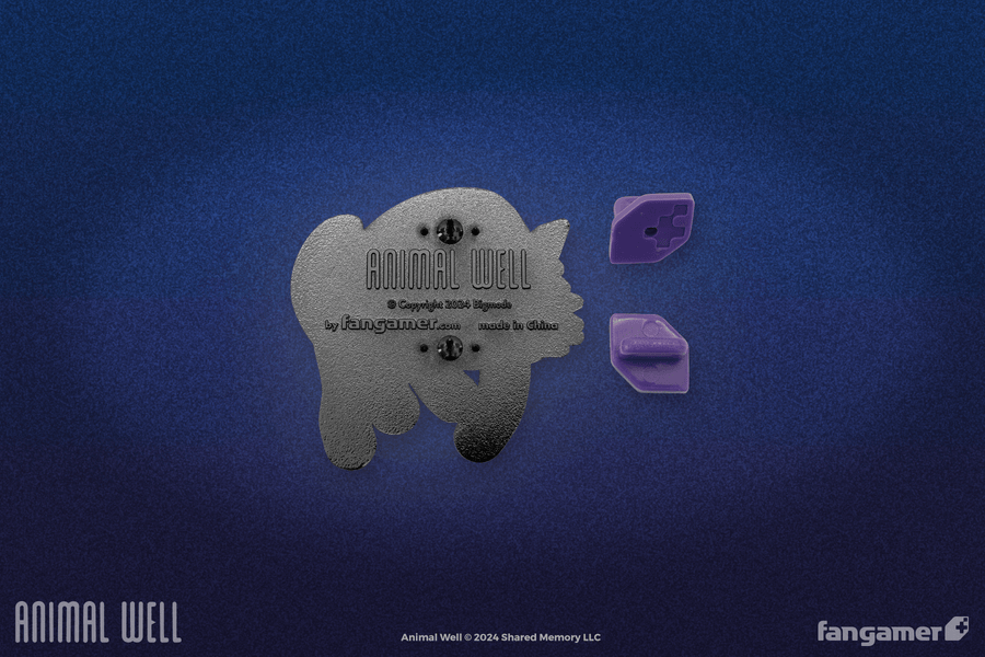 Ghost Lenticular Pin - Animal Well