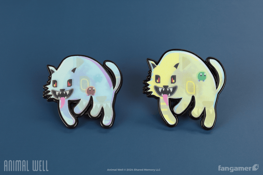 Ghost Lenticular Pin - Animal Well