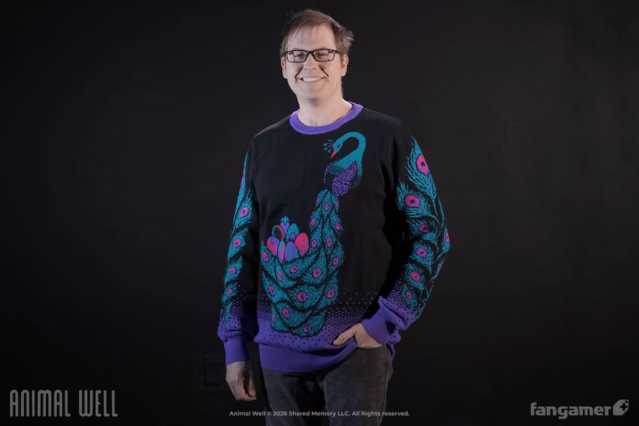 Peacock's Treasure Knit Sweater - Animal Well