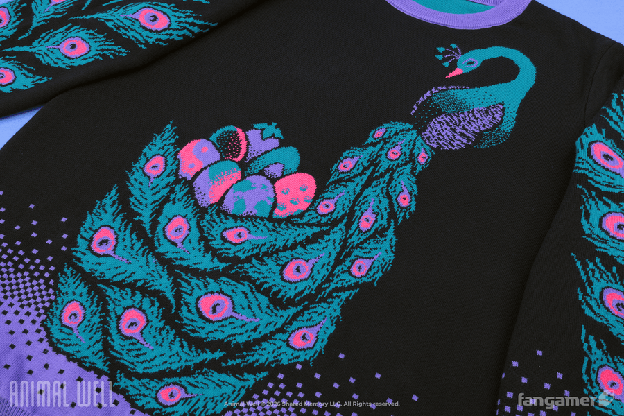 Peacock's Treasure Knit Sweater - Animal Well