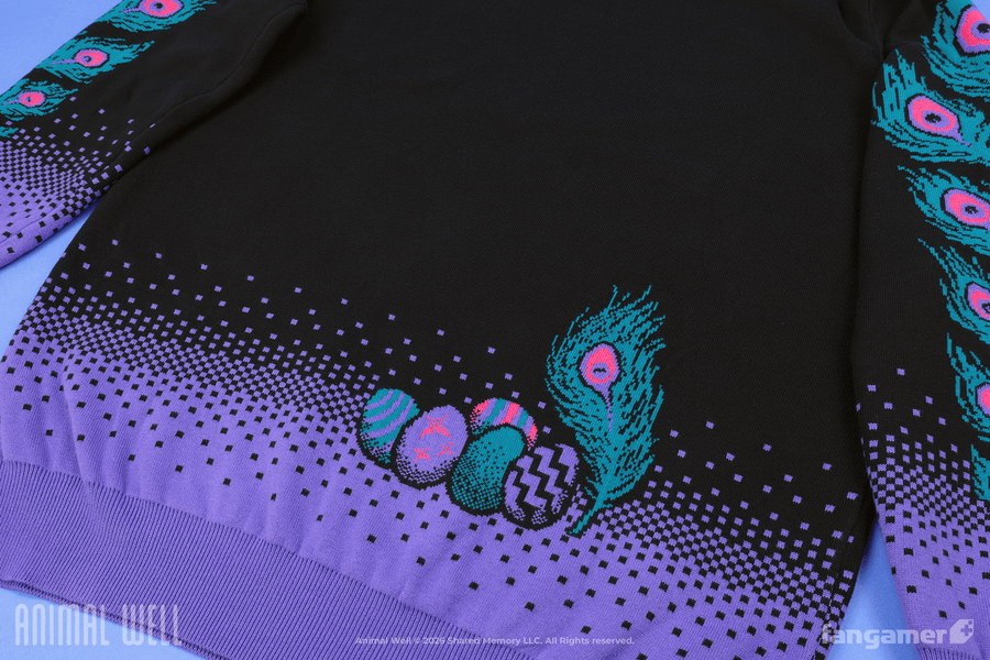 Peacock's Treasure Knit Sweater - Animal Well