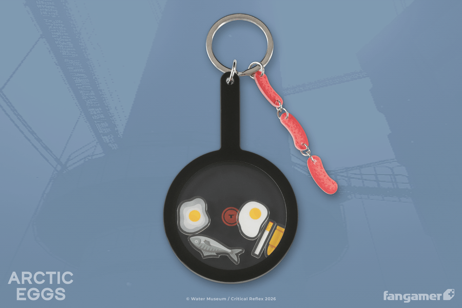Frying Pan Keychain - Arctic Eggs