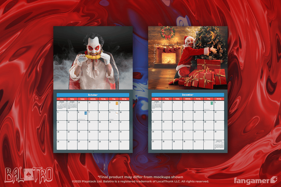Balatro 2026 Wall Calendar - Balatro
