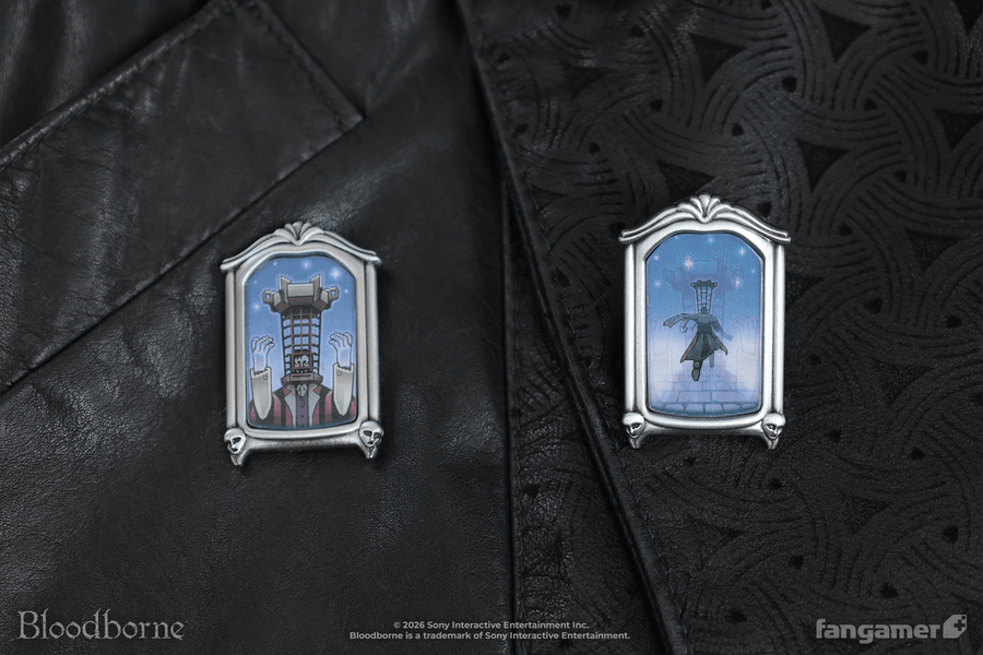 No One Can Catch Us Lenticular Pin - Bloodborne