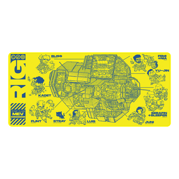 Rig Cross-Section Desk Mat